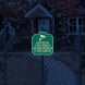 Video Surveillance Dome Shaped Aluminum Sign (HIP Reflective)
