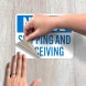 OSHA Notice Shipping & Receiving Decal (Non Reflective)
