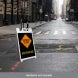 Sign Sidewalk Closed Corflute Sign (Non Reflective)