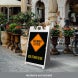 Sign Sidewalk Closed Corflute Sign (Non Reflective)