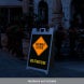 Sign Sidewalk Closed Corflute Sign (Reflective)