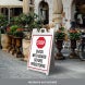Check With Guard Before Proceeding Corflute Sign (Non Reflective)