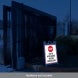 Check With Guard Before Proceeding Corflute Sign (Reflective)
