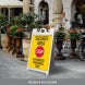 Secured Area Corflute Sign (Non Reflective)