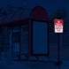 No Parking Student Drop Off Only Aluminum Sign (Diamond Reflective)
