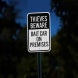 Bait Car On Premises Aluminum Sign (HIP Reflective)