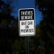 Bait Car On Premises Aluminum Sign (Diamond Reflective)