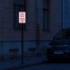 Parking Reserved Park At Your Own Risk Aluminum Sign (Diamond Reflective)