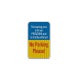 Drop Off & Pick Up School Zone Aluminum Sign (HIP Reflective)