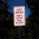 Slippery When Wet Or Icy Aluminum Sign (HIP Reflective)
