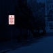 Violators Will Be Towed Away Aluminum Sign (HIP Reflective)