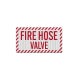 Fire Hose Valve Decal (EGR Reflective)