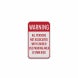Persons Not Associated With Church Use Parking Aluminum Sign (Diamond Reflective)