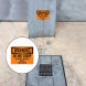 Waste Solvents OSHA Warning Decal (Non Reflective)