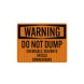 Waste Solvents OSHA Warning Decal (EGR Reflective)