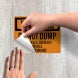 Waste Solvents OSHA Warning Decal (EGR Reflective)