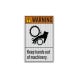 ANSI Warning Keep Hands Out Of Machinery Decal (EGR Reflective)