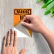 Warning No Cellular Phones Decal (Non Reflective)