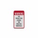 No Drugs Or Alcohol Aluminum Sign (EGR Reflective)