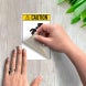 ANSI Caution Low Clearance Decal (Non Reflective)