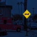 Fire Station Truck Aluminum Sign (HIP Reflective)