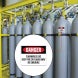 OSHA Danger Flammable Gas Decal (Non Reflective)