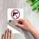 No Firearms Or Weapons Allowed Property Decal (Non Reflective)