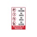 No Drugs Or Alcohol Violators Will Be Prosecuted Decal (Non Reflective)