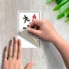 In Case Of Fire Use Stairways Decal (Non Reflective)