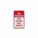 Funny No Trespassing Aluminum Sign (Diamond Reflective)