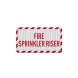 Fire Sprinkler Riser Aluminum Sign (EGR Reflective)