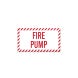 Fire Pump Room Decal (Non Reflective)