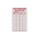 Fire Extinguisher Inspection Decal (EGR Reflective)