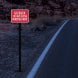 Wrong Way, Go Back Aluminum Sign (Diamond Reflective)
