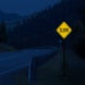 Traffic Slow Yellow Aluminum Sign (EGR Reflective)