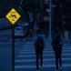 Student Crossing Aluminum Sign (Diamond Reflective)