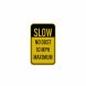 Slow No Dust 10 MPH Maximum Aluminum Sign (EGR Reflective)