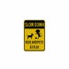 Slow Kids & Pets At Play Aluminum Sign (HIP Reflective)