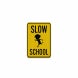 School Zone Aluminum Sign (HIP Reflective)