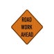 Road Work Ahead Aluminum Sign (EGR Reflective)