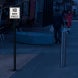 No Motor Vehicles Aluminum Sign (HIP Reflective)