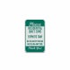 Private Community Aluminum Sign (Diamond Reflective)