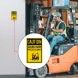 OSHA Caution Sound Horn Decal (Non Reflective)