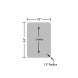 No Turn Around Aluminum Sign (Diamond Reflective)