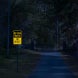 No Outlet No Thru Traffic Aluminum Sign (HIP Reflective)