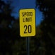 Speed Limit 20 Aluminum Sign (EGR Reflective)