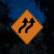 Double Right Reverse Curve Aluminum Sign (EGR Reflective)