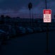 Do Not Block Aluminum Sign (Diamond Reflective)