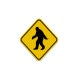 Crossing Sasquatch Aluminum Sign (EGR Reflective)