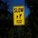 Children At Play Aluminum Sign (EGR Reflective)